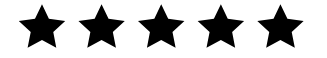 five black fivepointed stars in a row.